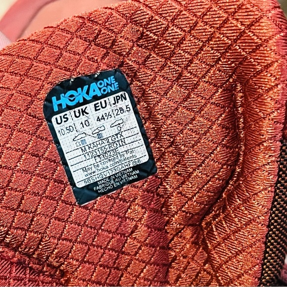 Hoka Red “ Oxford Rust” Kaha 2 GTX Hiking Boots 10.5 main image 10